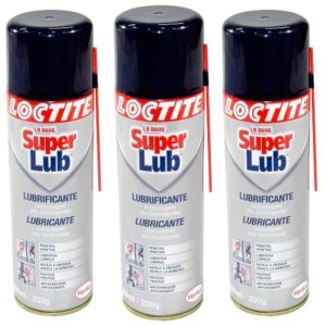 Kit com 3 Lubrificante Loctite Super Lub LB 8608 300ml SUPERLUB-K8513