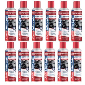 Kit 12 Desengripantes Lubrificação e Proteção 300mL 140g CHEMICOLOR-K8704