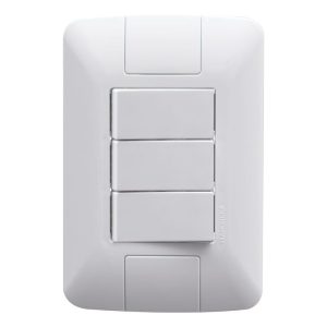 Conjunto 4×2 Aria Branco com Interruptores Paralelos 6A 250V TRAMONTINA-57241078