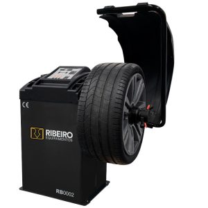 Balanceadora de Rodas Automática Computadorizada Preto com Capô e 220V RBI0002 RIBEIRO-9036