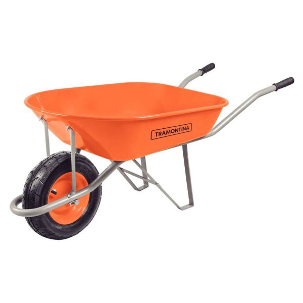 Carrinho de Mão com Braço e Caçamba Extra Funda Metálica 80 Litros TRAMONTINA-77713431