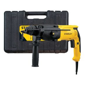 Martelete Perfurador Rompedor SDS Plus 2,4J 800W 110V com 5 Brocas e Ponteiro STANLEY-SHR263KA