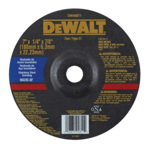 Disco de Desbaste Inox 7 Pol. DEWALT-DW44811