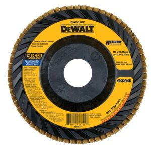 Disco Flap Plástico Reto 4.1/2 x 7/8Pol. Grão 120 DEWALT-DW8310P-AR
