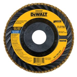 Disco Flap Plástico Reto 4.1/2 x 7/8Pol. Grão 60 DEWALT-DW8308P-AR