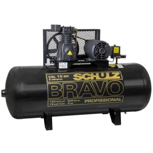 Compressor de Ar Bravo 15 Pés 183L 140 PSI 220/380V – Trifásico SCHULZ-CSL15BR/200