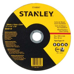 Disco Abrasivo de Corte para Inox 7 Pol. STANLEY-STA8067