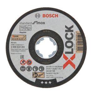 Disco de Corte para Inox/Metal Centro Reto 115×1,0mm BOSCH-2608619261-000