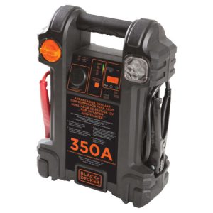 Auxiliar de Partida 350A 12 V com Compressor e Luz de Emergência Integrado BLACKDECKER-JS350CC