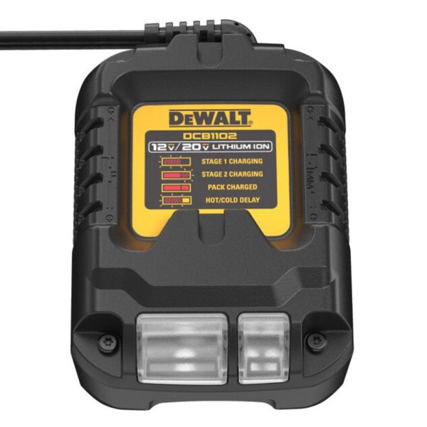Carregador de Baterias 12V/20V Li-ion 2Ah Bivolt DEWALT-DCB1102-BR