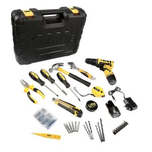 Parafusadeira/Furadeira com 02 baterias de 12V Carregador Bivolt Maleta e Acessórios LITH-LT2000
