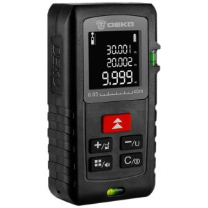 Medidor de Distância Trena Laser Digital Profissional 100m DEKO-LRE500-100M