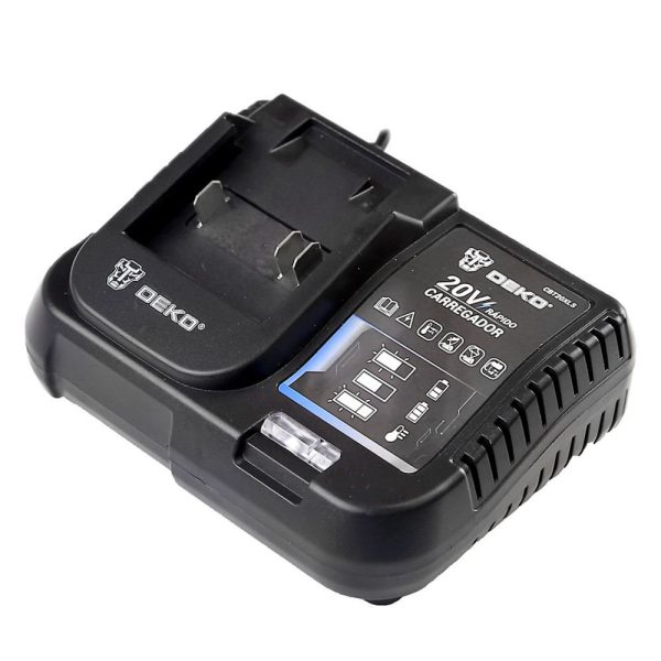 Carregador de Bateria CBT20XLS 20V 2.4A Bivolt DEKO-CBT20XLS