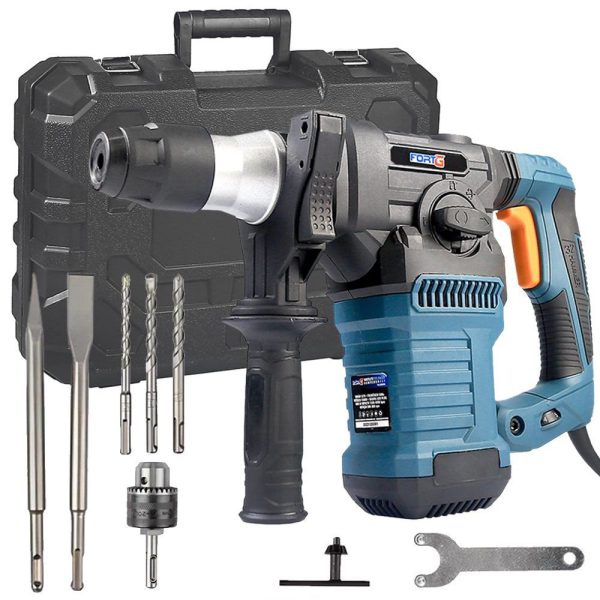 Martelete Perfurador Rompedor 4 em 1 SDS Plus 1500W 5J 220V FORTGPRO-FG3009X
