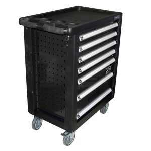 Carrinho para Ferramentas Preto com 7 Gavetas FORTGPRO-FG6102S