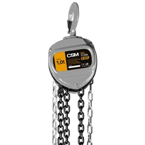 Talha Manual 1 Tonelada com Corrente 3 Metros CSM-40201620