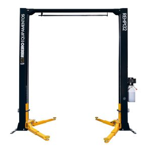 Elevador Hidráulico Automotivo Pórtico REHPI32 Preto 3,2 Toneladas 220V Sistema Double Lock RIBEIRO-9155