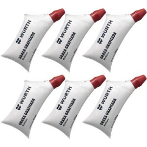 Kit 6 Graxa Grafitada para Juntas Homocinéticas 80g WURTH-K9325