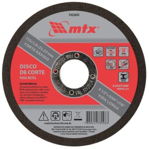 Disco de Corte 115X1,0X22mm para Metal MTX-7432655