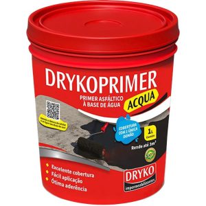 Primer Asfáltico à Base de Água primer Acqua 1L DRYKO-PRIKOLPT