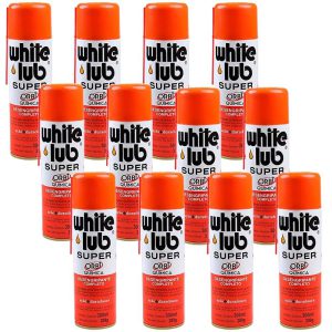 Kit Desengripante Spray Super 300ml com 12 Unidades WHITE LUB-K-9581