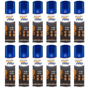 Kit Grafite em Spray 300ml/180g 12 unidades TECBRIL-K-9586