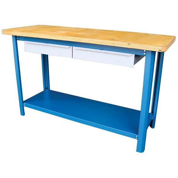 Bancada Desmontável Aberta com 2 Gavetas e Tampo Compensado Naval 1500 x 920mm FERCAR-152-CDD