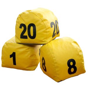 Jogo de Prismas Amarelo com Numeração de 1 a 20 PRISMASUL-1A20-AMARELO