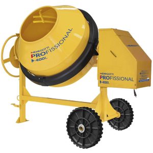 Betoneira Profissional 400 Litros Monofásica 2CV 4P 220V com Kit de Segurança MENEGOTTI-400PRO