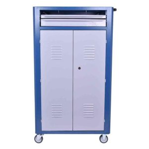 Rack Fechado Azul com 2 Gavetas FERCAR-R4
