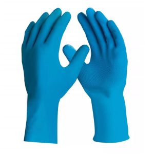 Luva de Segurança Látex Natural e Borracha Nitrílica Silver Grip Azul Tamanho P – 1 Par DANNY-DA360 WP AZ