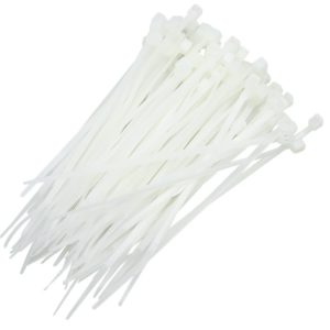 Abraçadeira Natural Nylon 2,5 x 100 mm com 100 Unidades BEMFIXA-9101