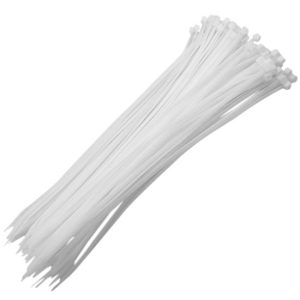 Abraçadeira Nylon Branca 4,8 x 300 mm com 100 Unidades WESTERN-127-4