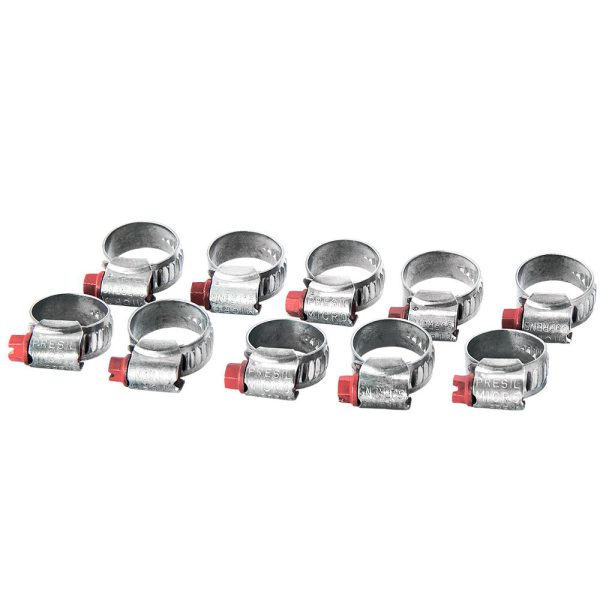 Abraçadeira de Aço 12/16 Pol. para Mangueira de 5/16 Pol. com 10 Peças ARCOM ARCDAL-K-018-K10