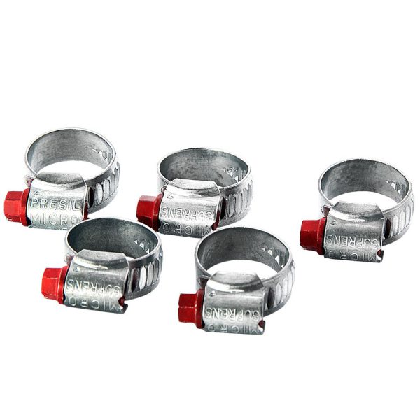 Abraçadeira de Aço 12/16 Pol. para Mangueira de 5/16 Pol. com 5 Peças ARCOM ARCDAL-K-018-K5