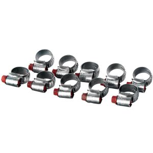 Abraçadeira de Aço 9/13 Pol. para Mangueira de 1/4 Pol. com 10 Peças ARCOM ARCDAL-K-017-K10