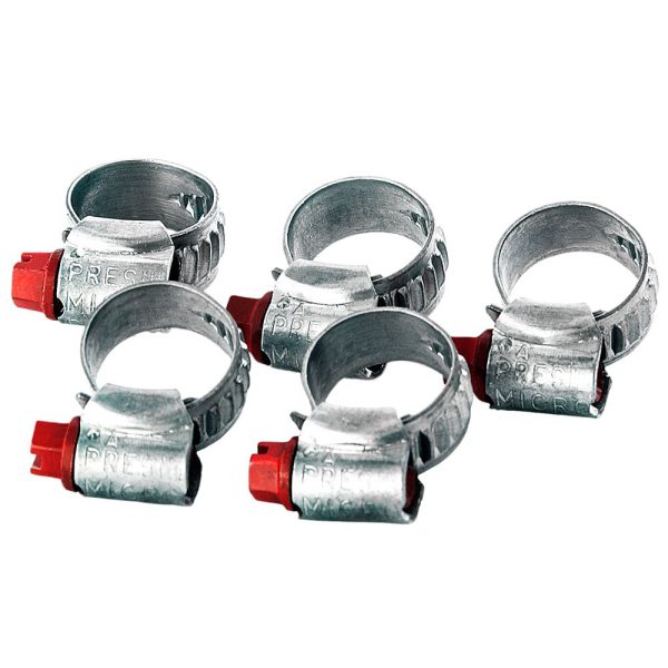 Abraçadeira de Aço 9/13 Pol. para Mangueira de 1/4 Pol. com 5 Peças ARCOM ARCDAL-K-017-K5
