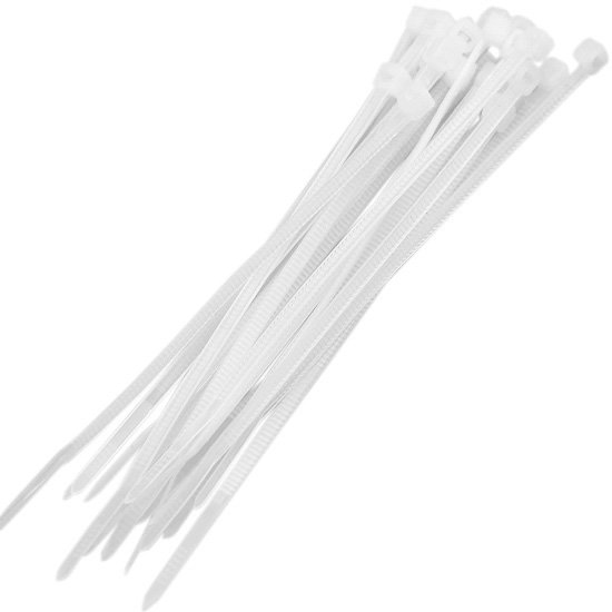 Abraçadeira de Nylon 100 x 2,5 mm Branca 20 Unidades VONDER-2815100020