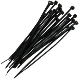 Abraçadeira de Nylon 100 x 2,5 mm Preta com 20 Unidades VONDER-2815100021