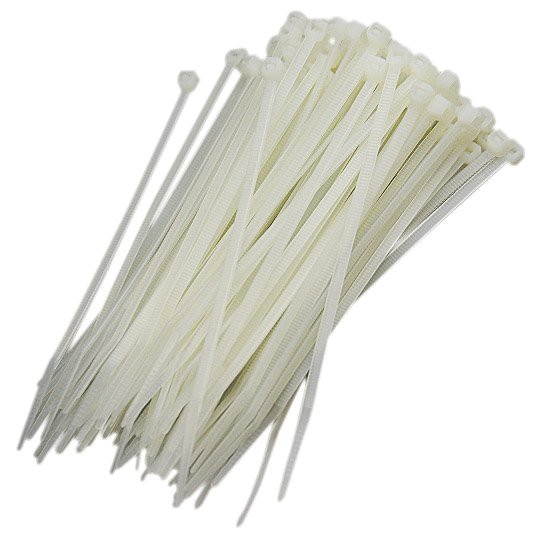 Abraçadeira de Nylon Branca 140 x 3,6mm 100 Unidades VONDER-2815140100