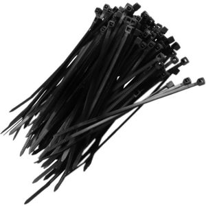 Abraçadeira de Nylon Preta 2,5 x 100mm com 100 Unidades. WESTERN-225-2