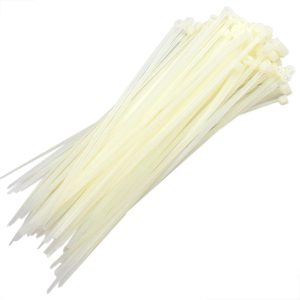 Abraçadeira em Nylon Branca 3,6 x 200mm com 100 Unidades WESTERN-126-3