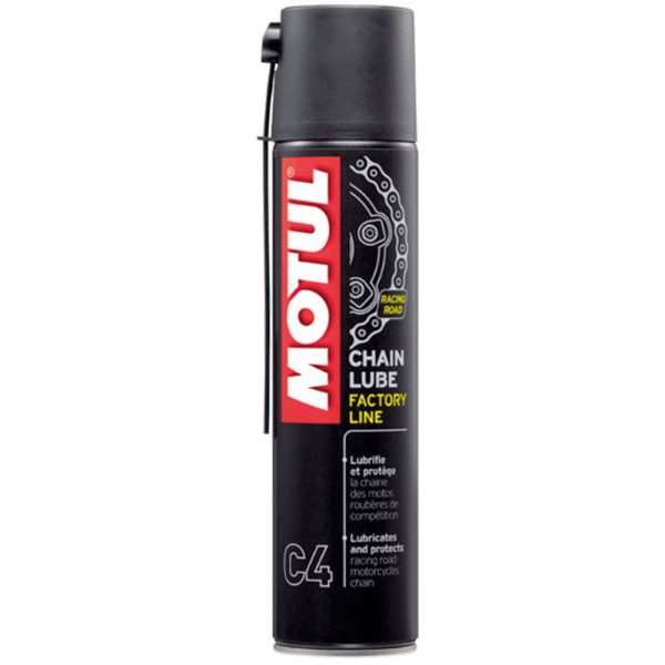 Aerossol Lubrificante C4 para Correntes Factory Line 400 ml MOTUL-MT078 C4