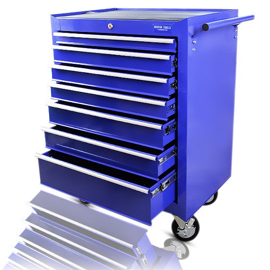 Carrinho para Ferramentas Azul com 7 Gavetas RIOSUL TOOLS-040003