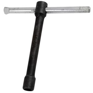 Chave T Curta de 140mm com Soquete Fixo Quadrado de 8mm CRFERRAMENTAS-CR-295