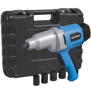 Chave de Impacto Elétrica 1/2 Pol. 900W 220V com Maleta e 4 Soquetes GAMMA-G1961