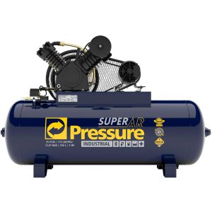 Compressor de Ar Super Ar 25 Pés 250L 175 PSI 5HP 220/380V – Trifásico PRESSURE-8975701075