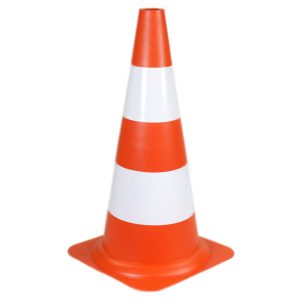 Cone Sinalizador 50cm Laranja e Branco PROSAFETY-WPS1914