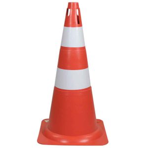 Cone Sinalizador 70cm Laranja e Branco PROSAFETY-WPS1916