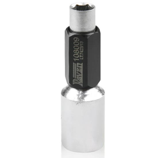Conjunto com Soquete Longo e Adaptador para Polias de Alternador do tipo Roda Livre RAVEN-108009